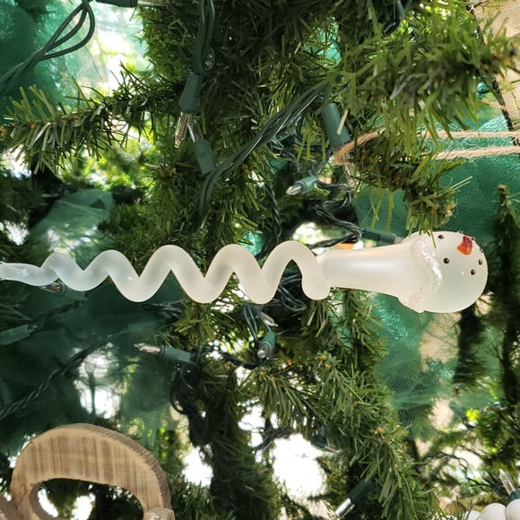 Glass Blown NWT Snowmen Ornaments Set of 3 - Picture 6 of 9